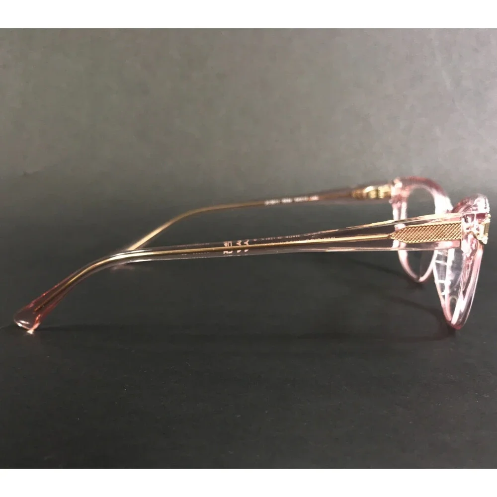 Jimmy Choo Eyeglasses Frames JC3011 5034 Transparent Pink Cat Eye 54-17-145